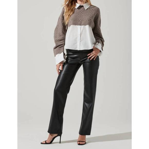 NEW ASTR the label carol sweater in gray - Picture 2 of 5